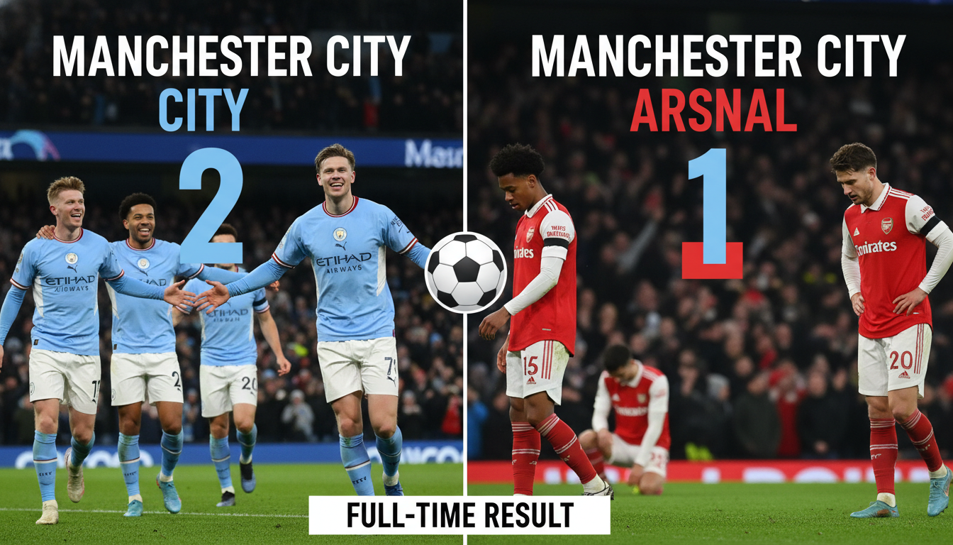 Kết Quả Man City Vs Arsenal: Haaland, De Bruyne Rực Sáng